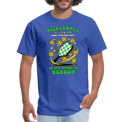 Pickleball Is My Favorite Season T-Shirt - royal blue