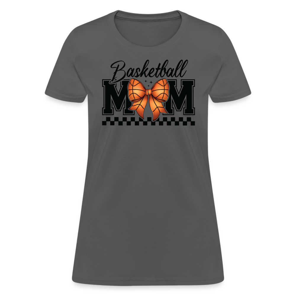 Basketball Mom Women's T-Shirt - charcoal