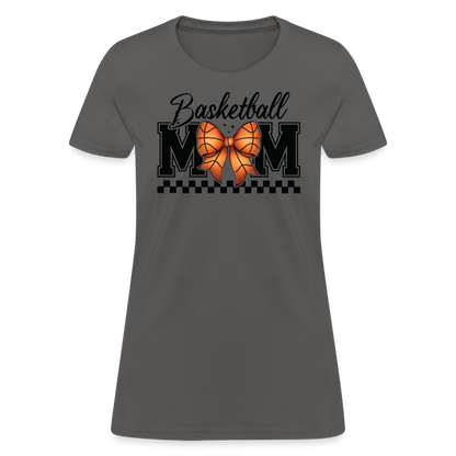 Basketball Mom Women's T-Shirt - charcoal