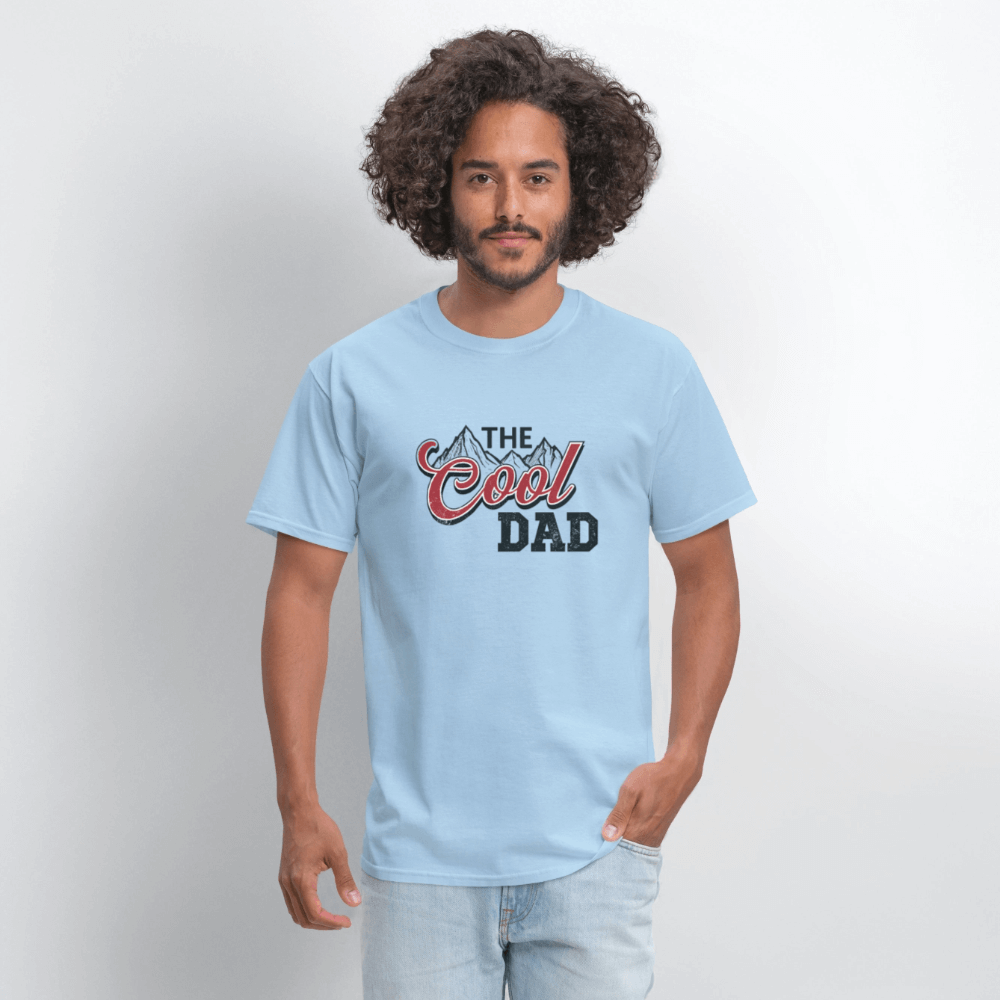 The Cool Dad T-Shirt - powder blue