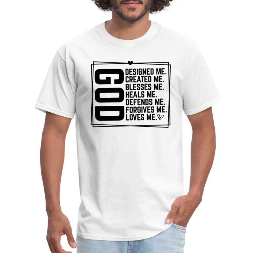 GOD Designed Me T-Shirt - white