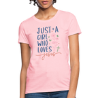 Just A Girl Who Loves Jesus Women's Contoured T-Shirt