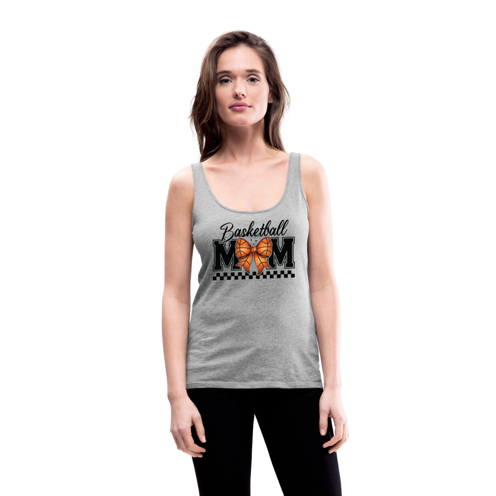 Basketball Mom Women’s Premium Tank Top - heather gray