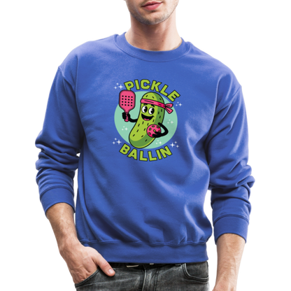 Pickle Ballin Sweatshirt - royal blue