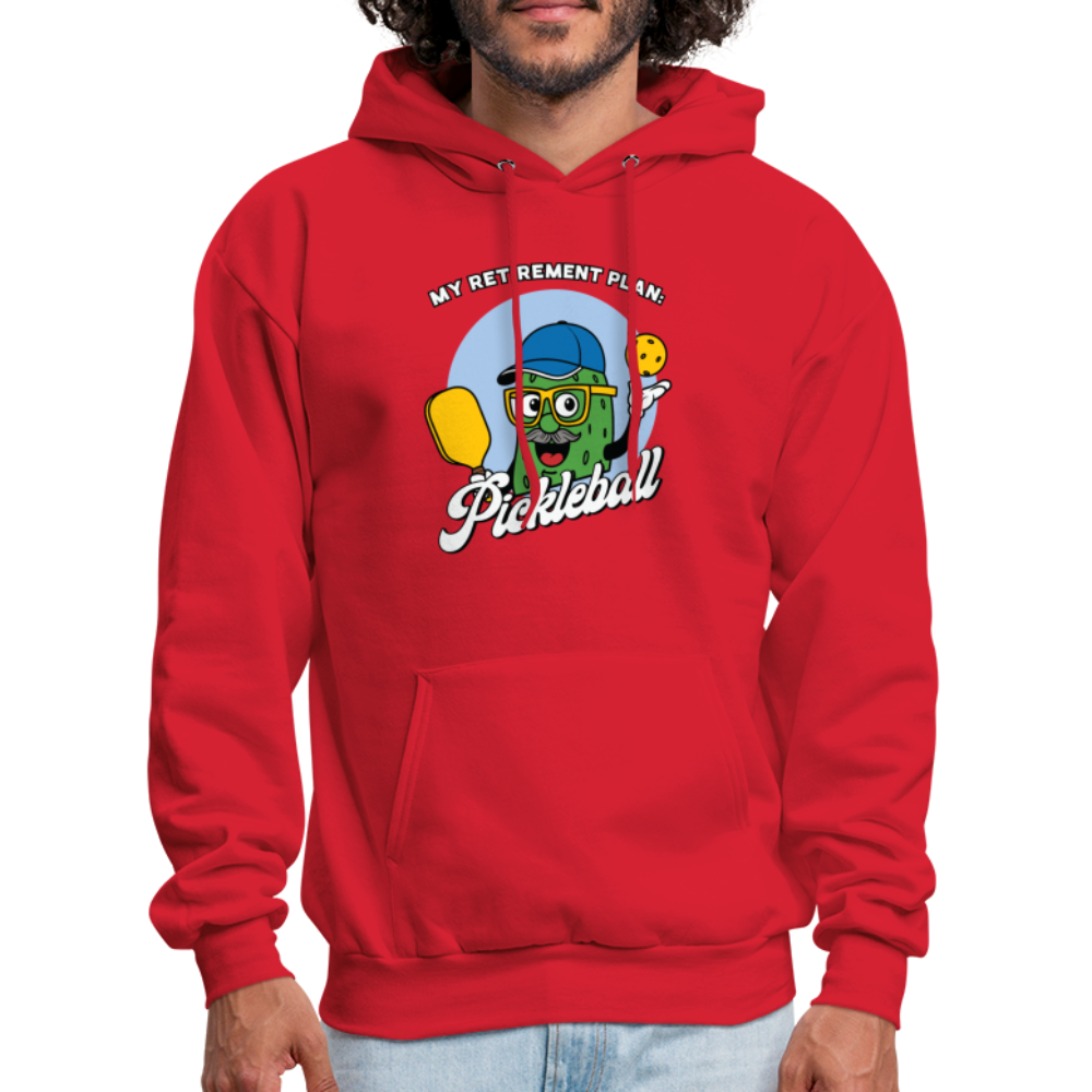 My Retirement Plan: Pickleball Hoodie - red