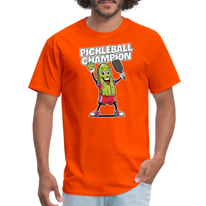 Pickleball Champion T-Shirt - orange