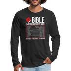 Bible Emergency Hotline (Scriptures) Men's Premium Long Sleeve T-Shirt