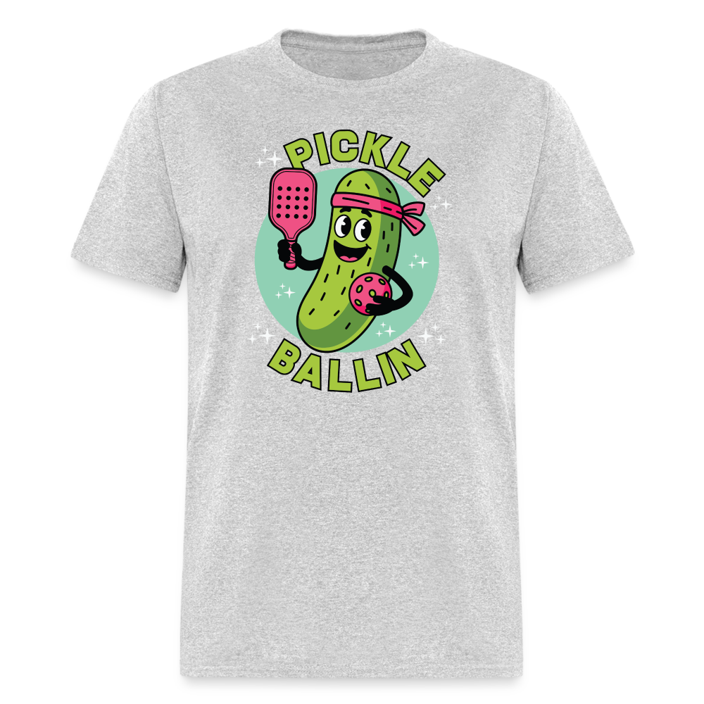 Pickle Ballin T-Shirt - heather gray