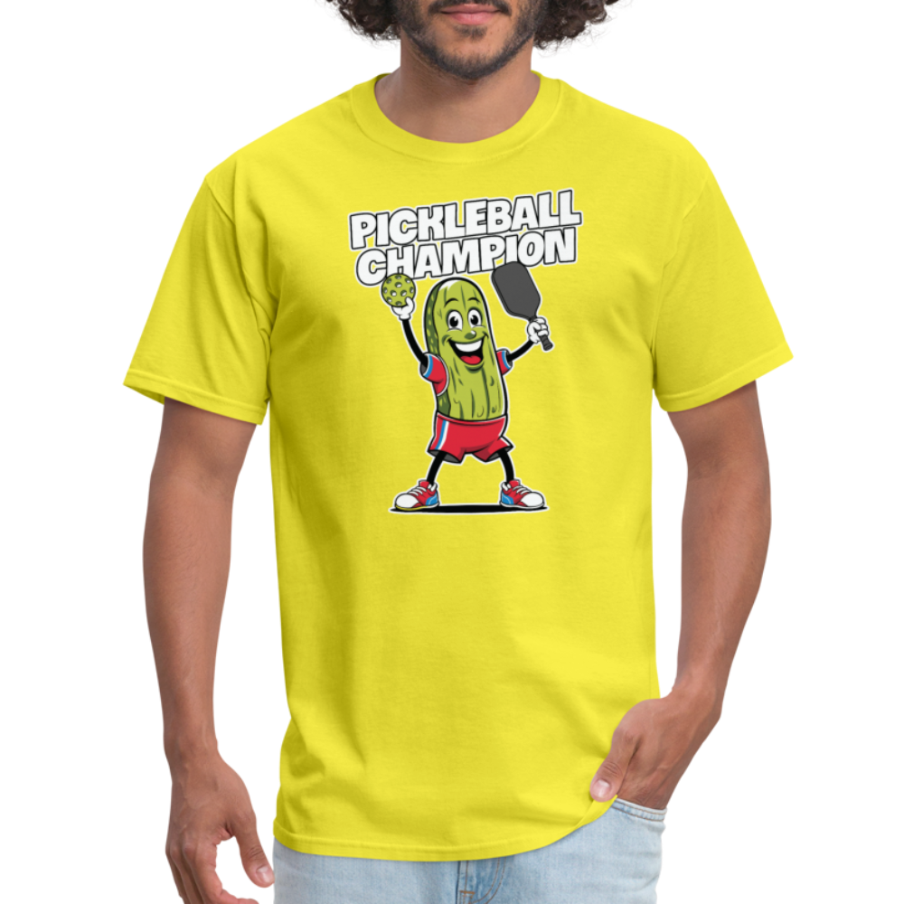 Pickleball Champion T-Shirt - yellow