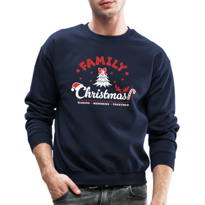 Family Christmas Making Memories Together Sweatshirt - navy