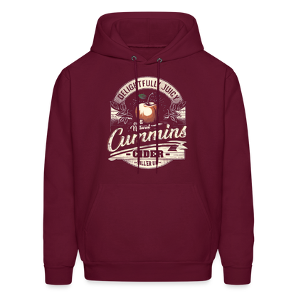 Vintage Cummins Cider (Funny Adult Humor) Hoodie - burgundy