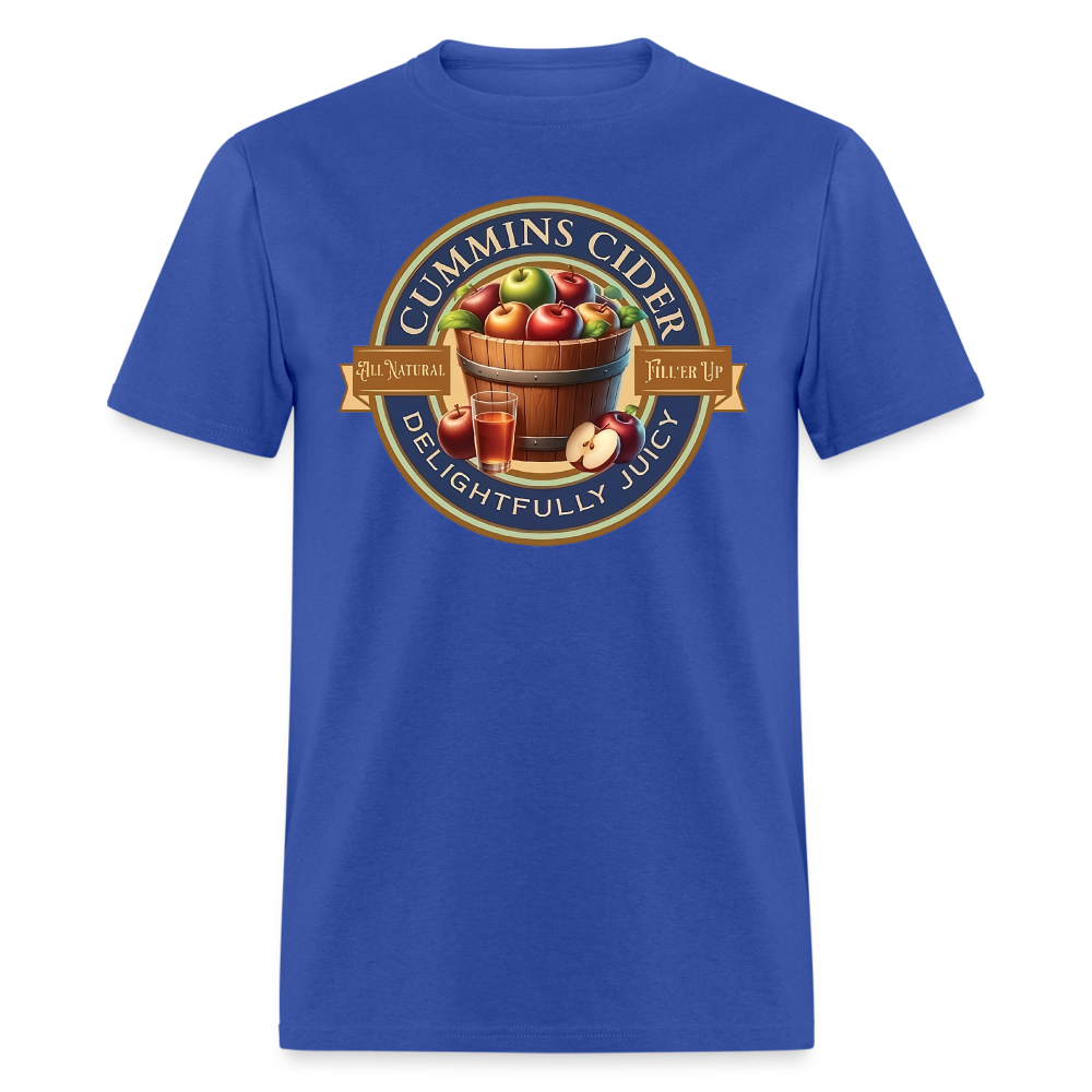 Cummins Cider (Funny Adult Humor) T-Shirt - royal blue