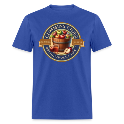 Cummins Cider (Funny Adult Humor) T-Shirt - royal blue