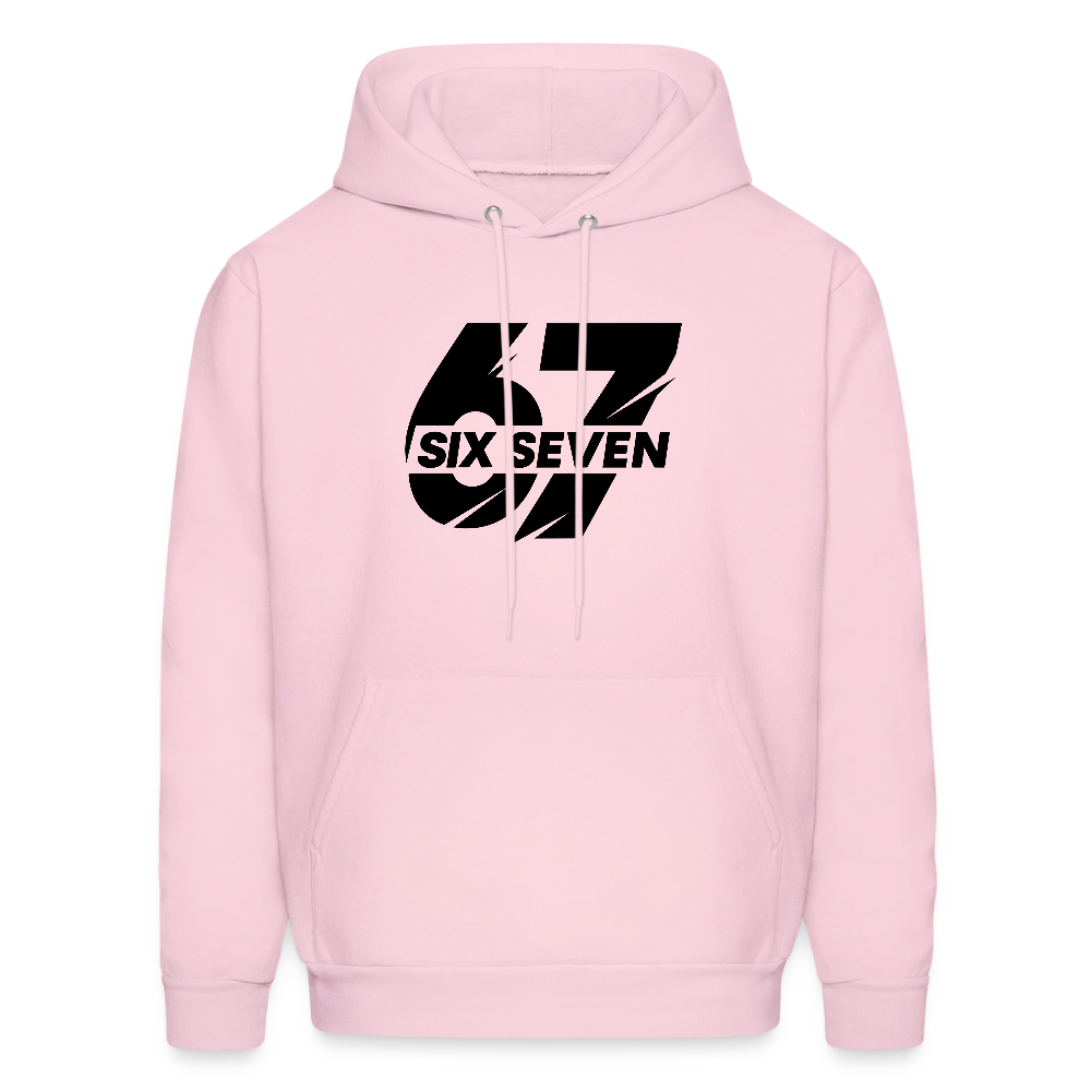 Six Seven 67 Hoodie - pale pink