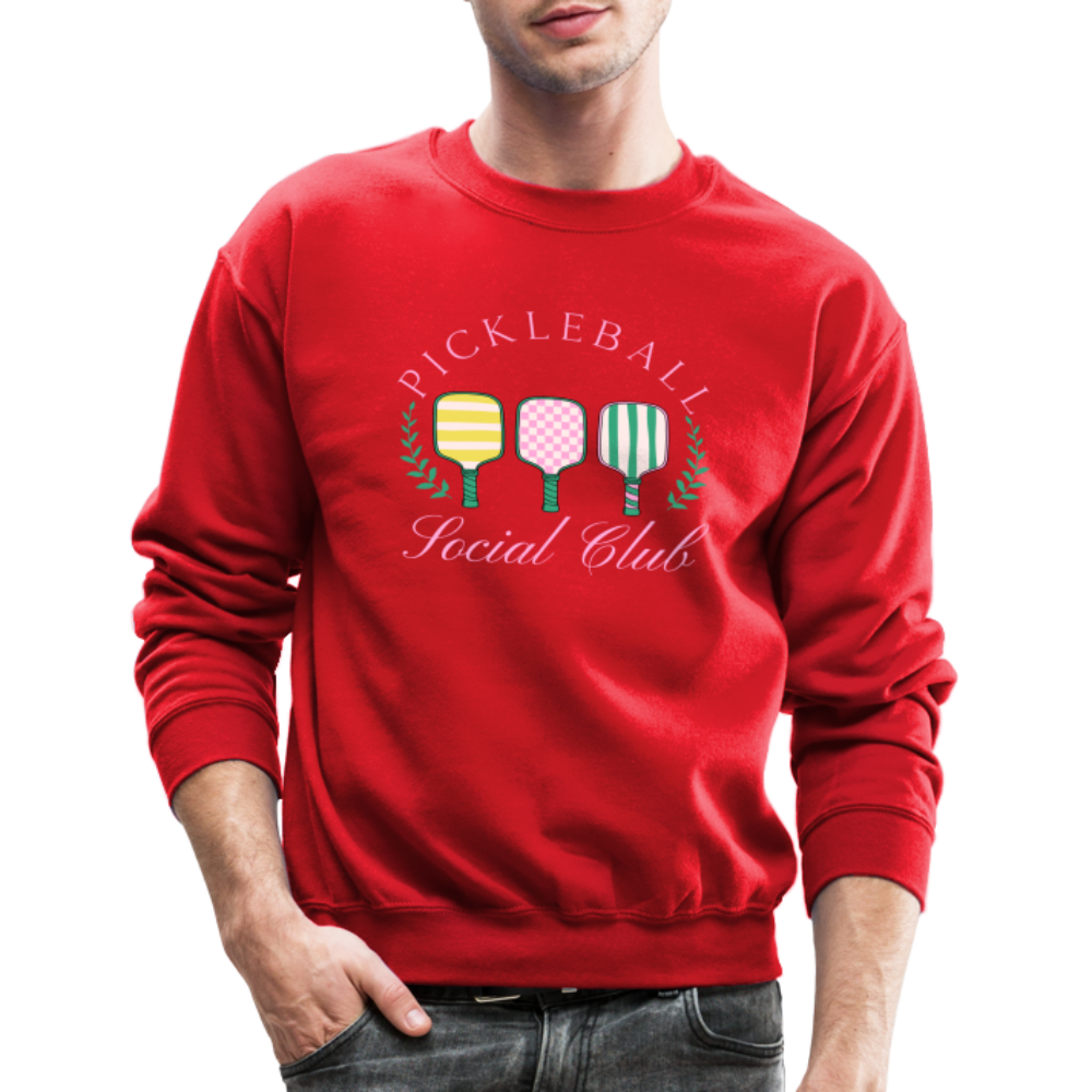 Pickleball Social Club Sweatshirt - red