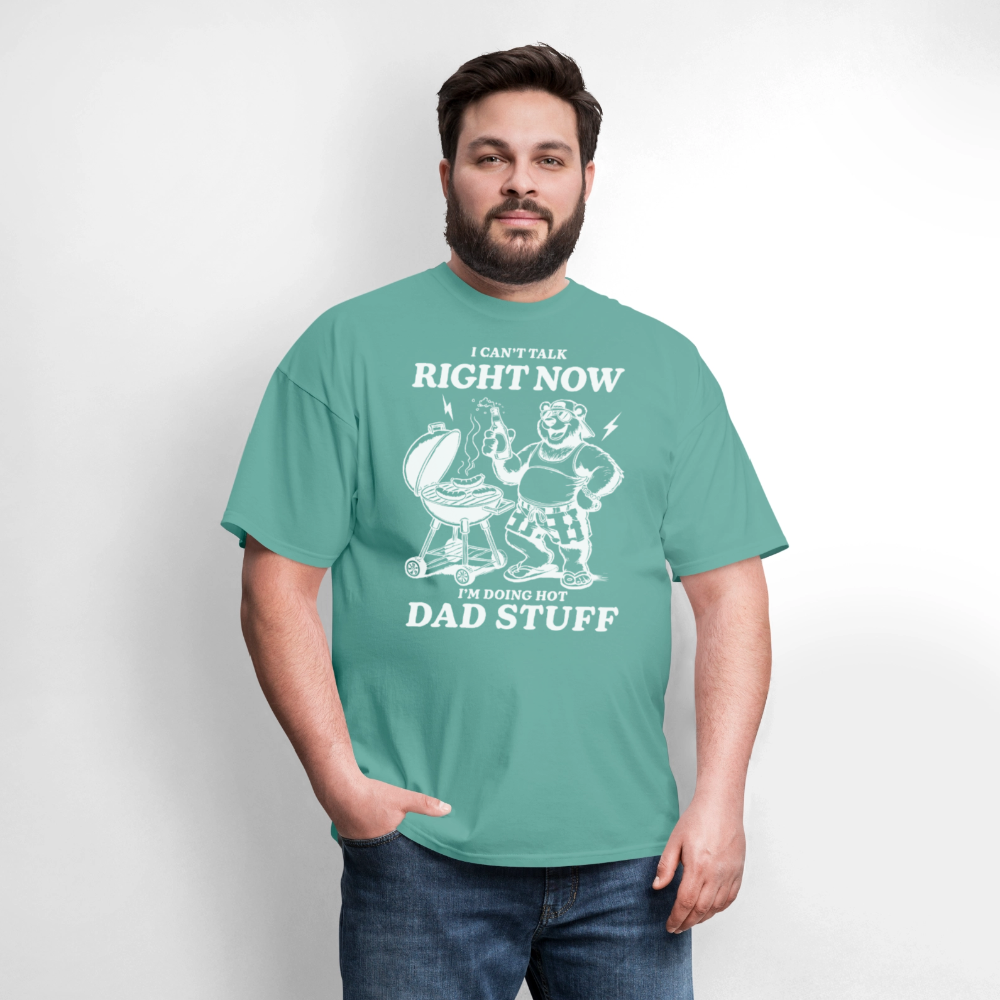 Doing Hot Dad Stuff (BBQ) T-Shirt - aquatic