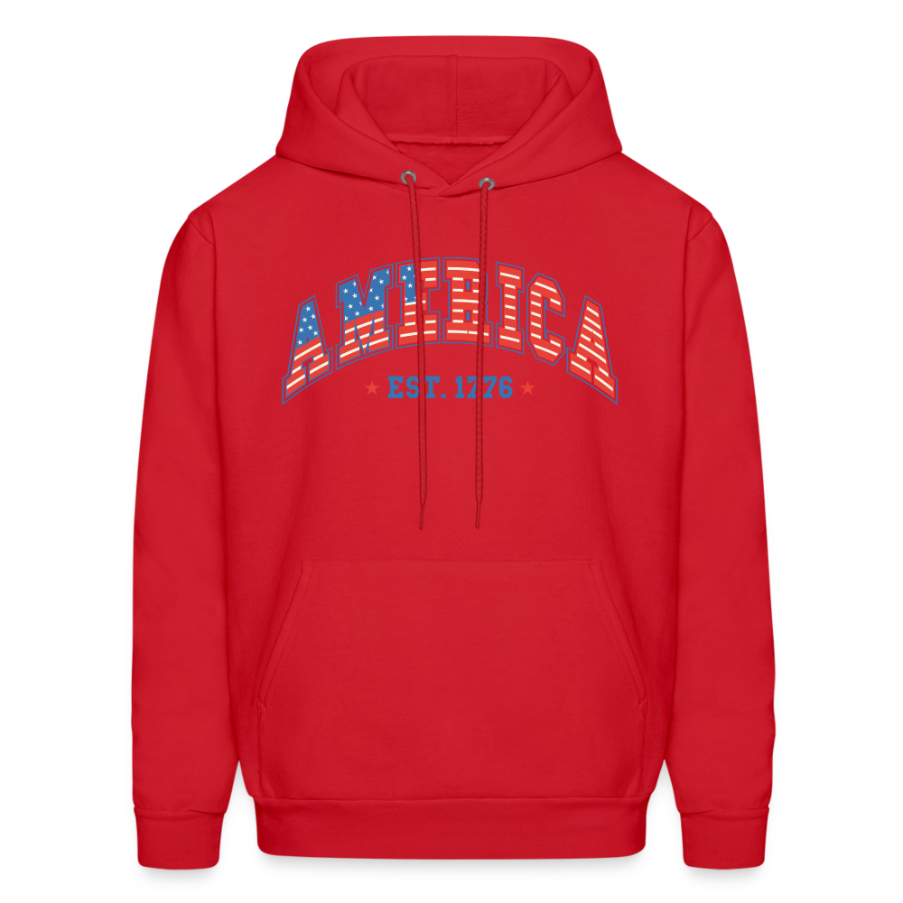 American 1776 Hoodie - red