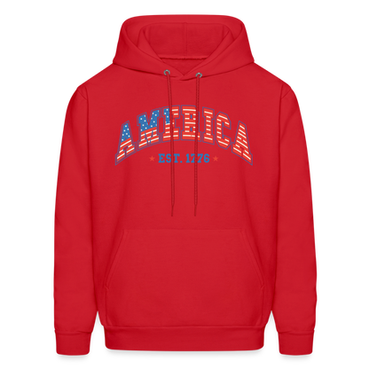 American 1776 Hoodie - red