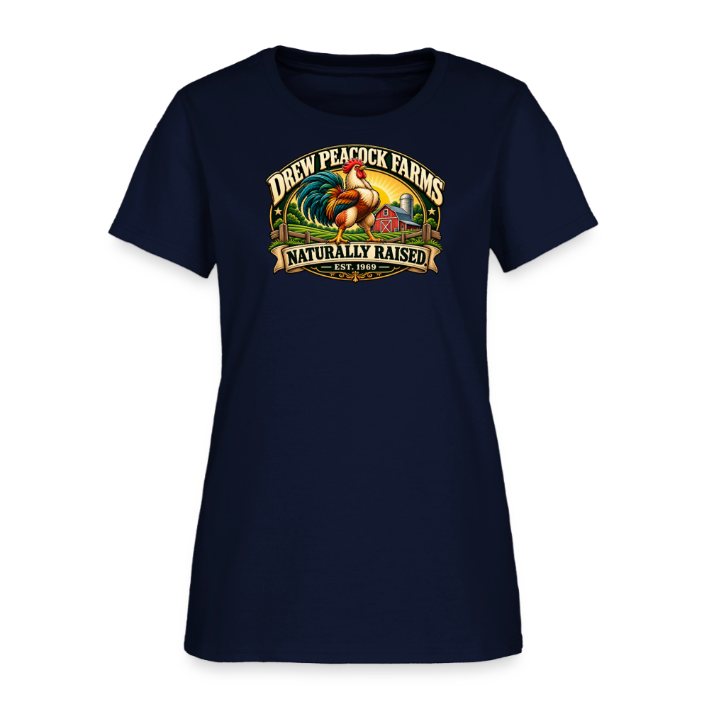 Drew Peacock Farms Women's T-Shirt - navy