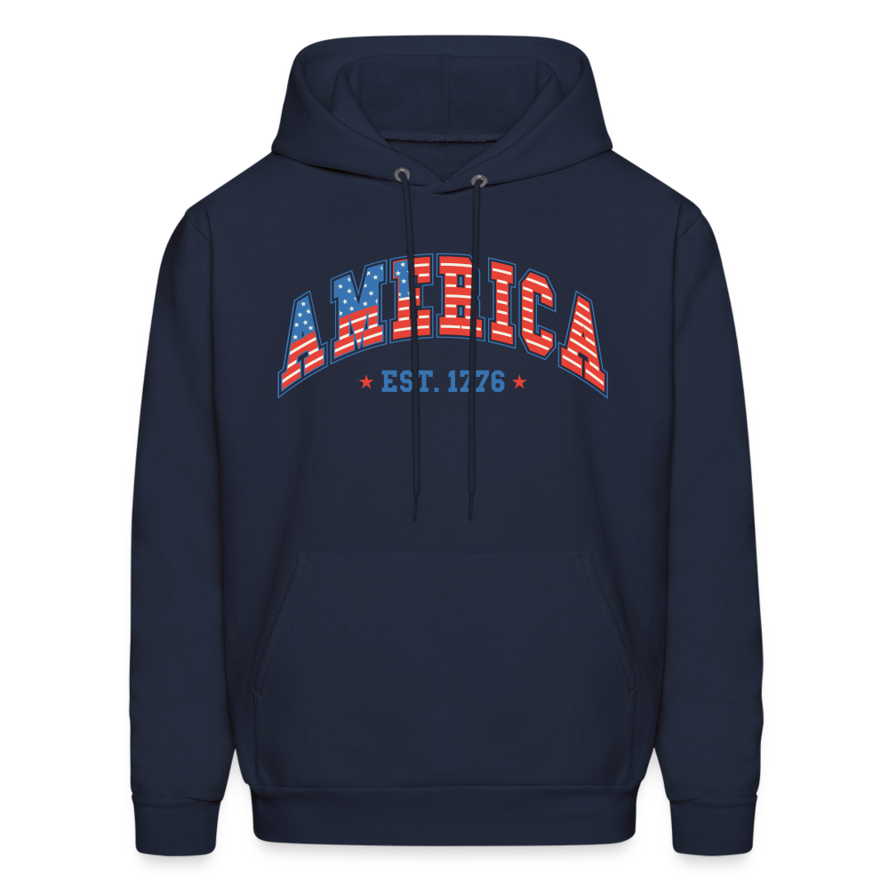 American 1776 Hoodie - navy