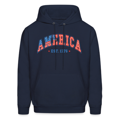 American 1776 Hoodie - navy