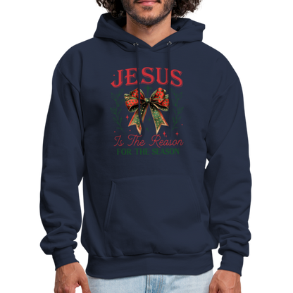 Jesus Is The Reason For The Season Hoodie - navy