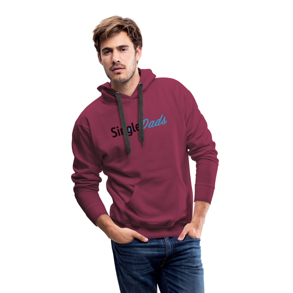 SingleDads Men’s Premium Hoodie - burgundy