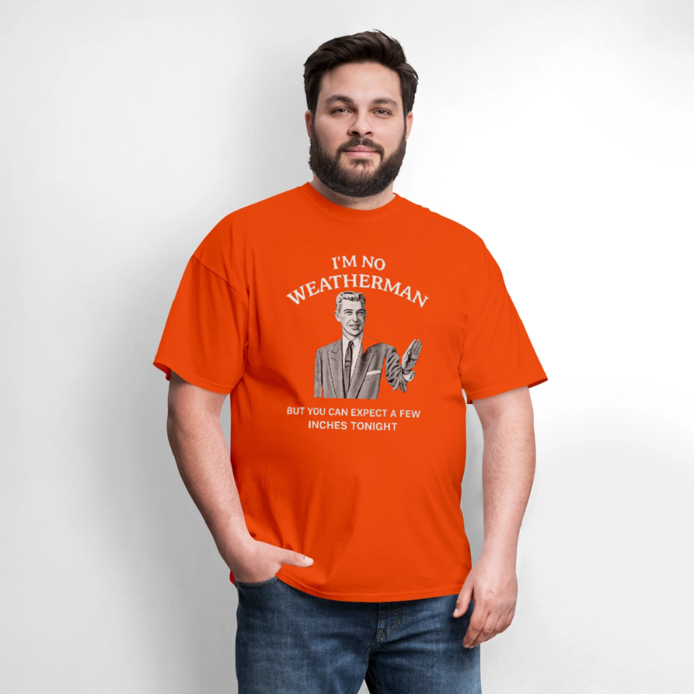 I'm No Weatherman T-Shirt – Funny Adult Humor Graphic Tee Color: dusk blue