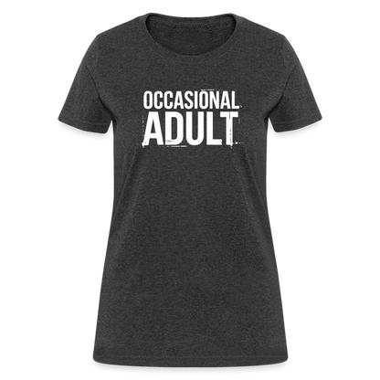 Occasional Adult Women's Contoured T-Shirt - heather black