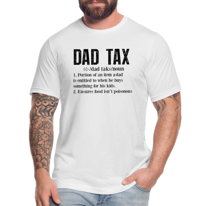 Dad Tax (Definition) T-Shirt Bella + Canvas - white