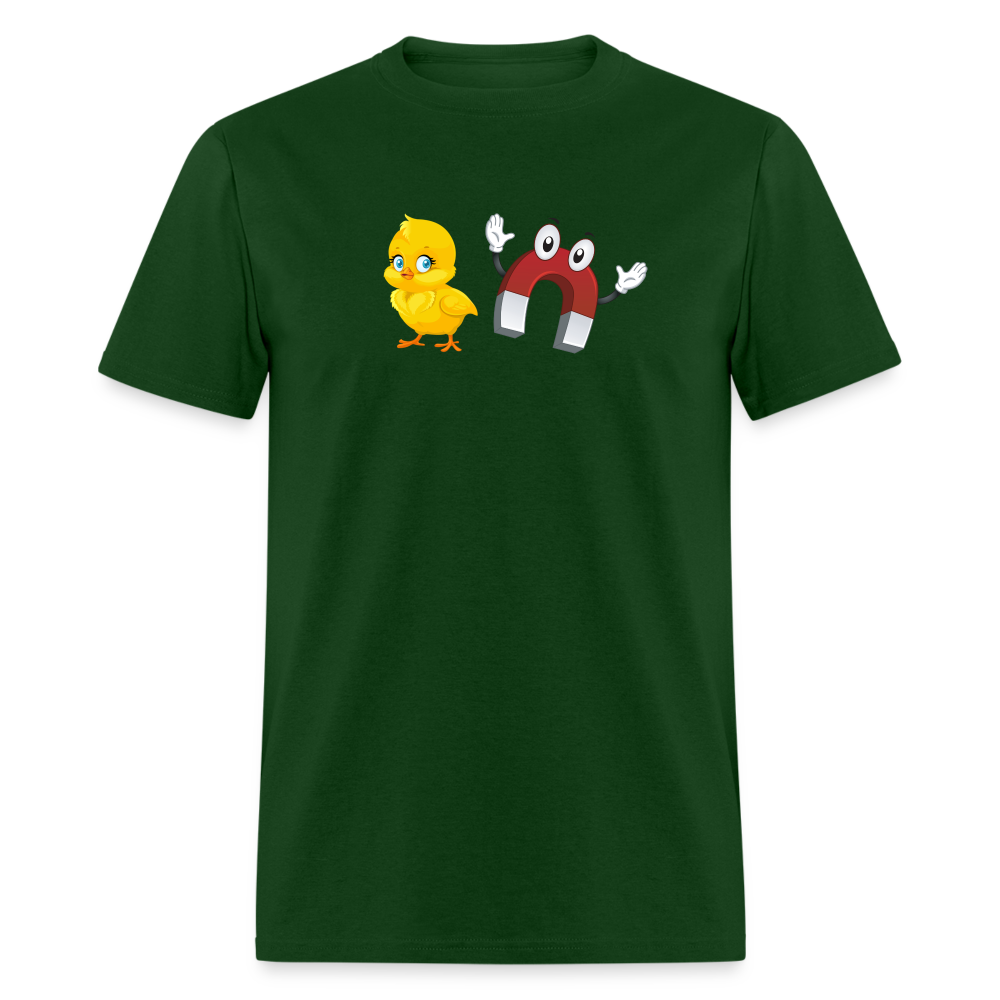 Chick Magnet T-Shirt - Color: forest green