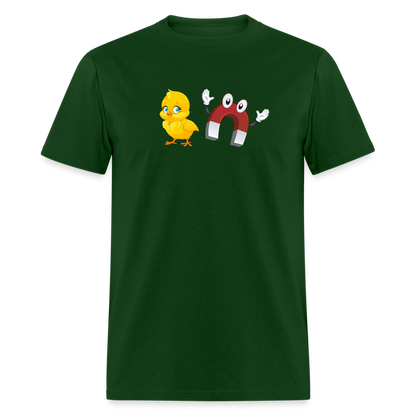 Chick Magnet T-Shirt - Color: forest green