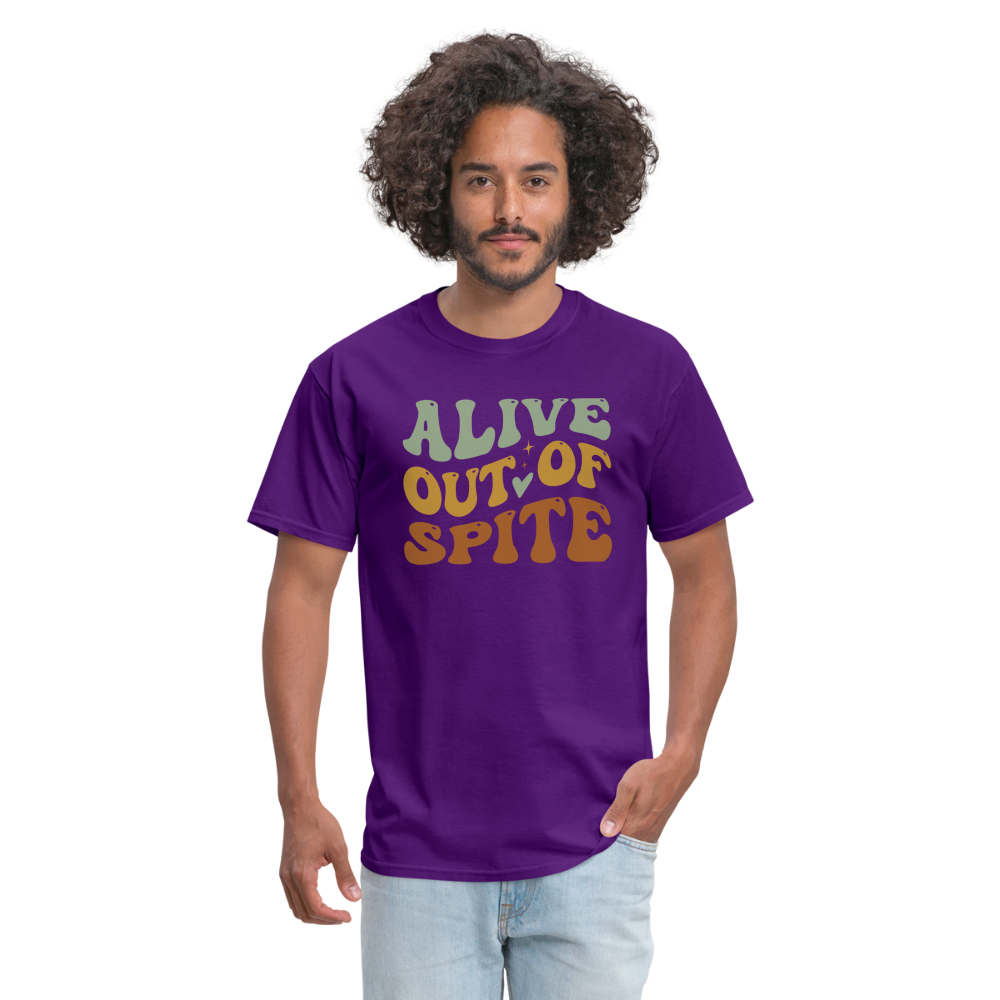 Alive Out Of Spite T-Shirt - purple