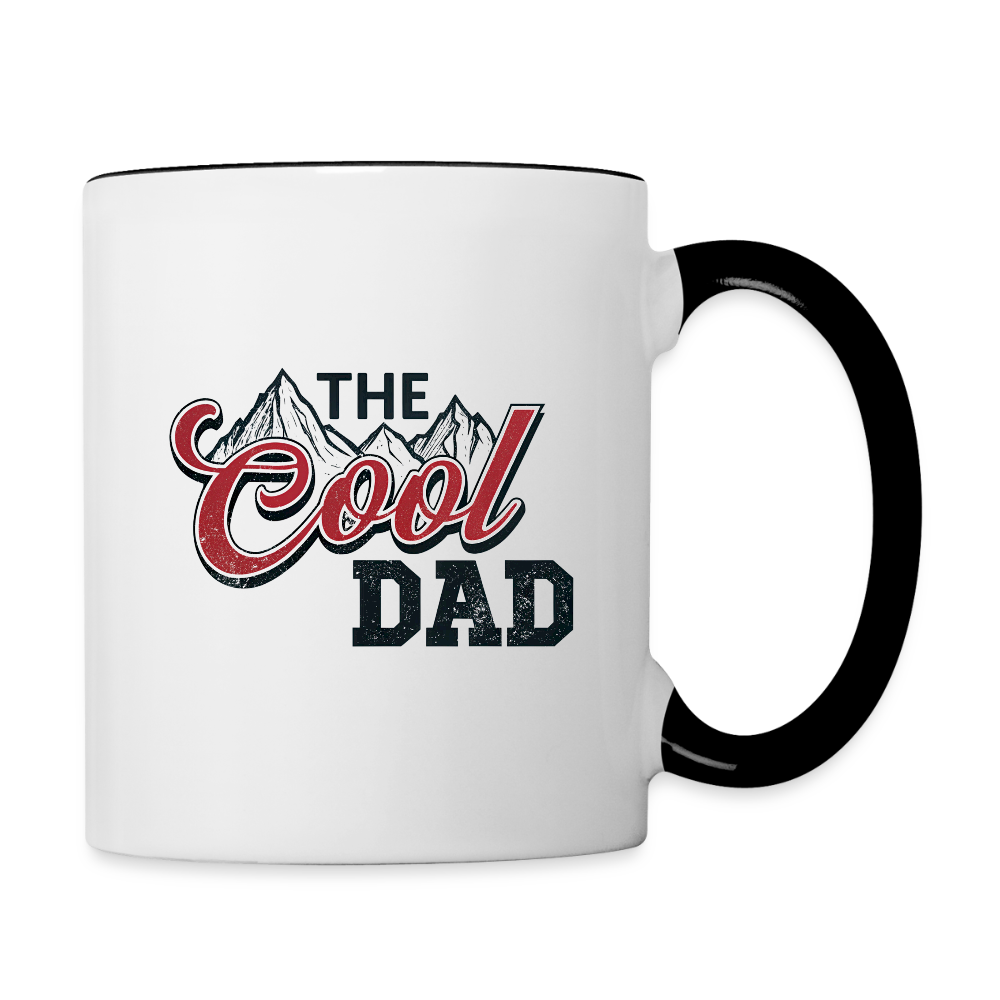 The Cool Dad Coffee Mug - white/black