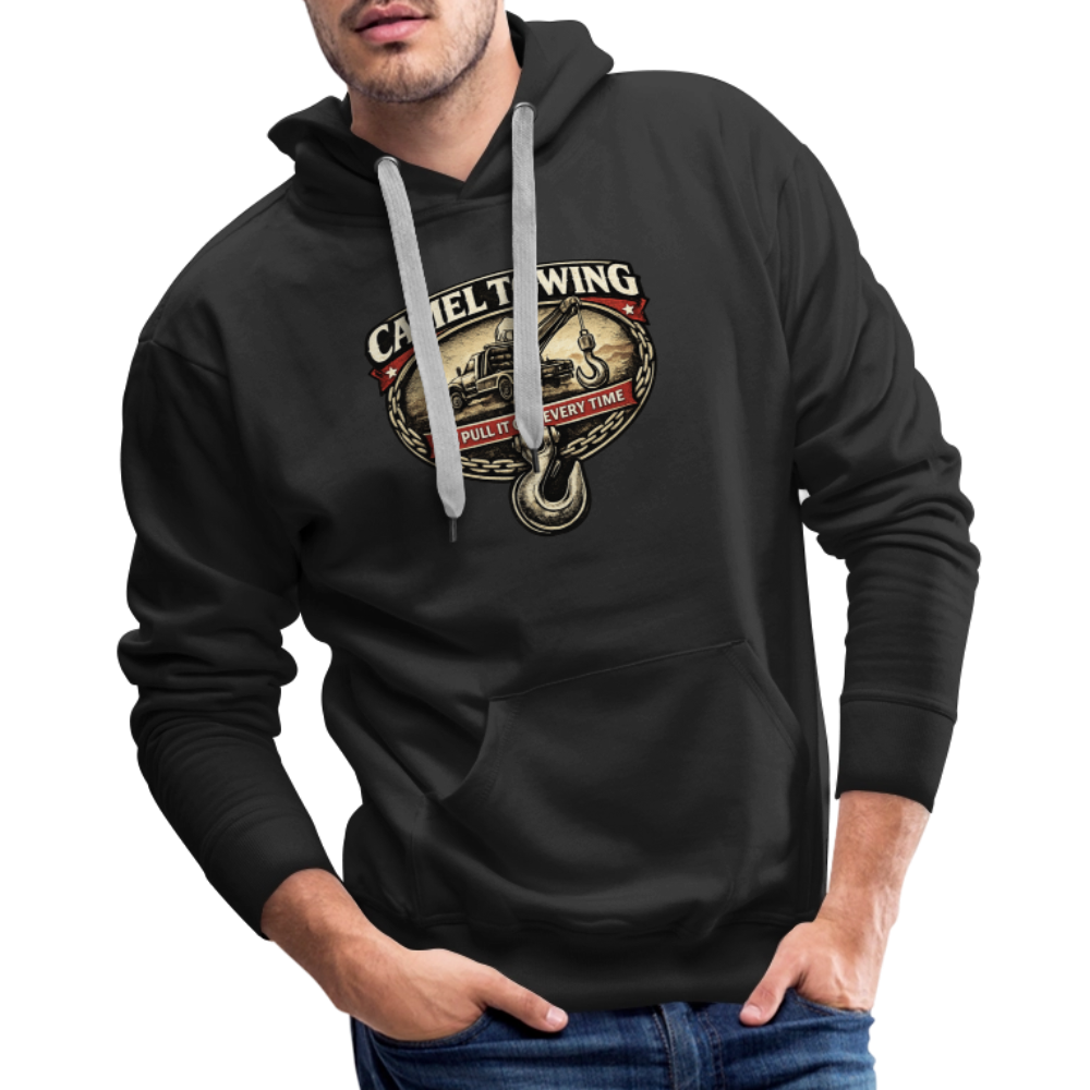 Camel Towing Funny Adult Humor Hoodie Color: Black