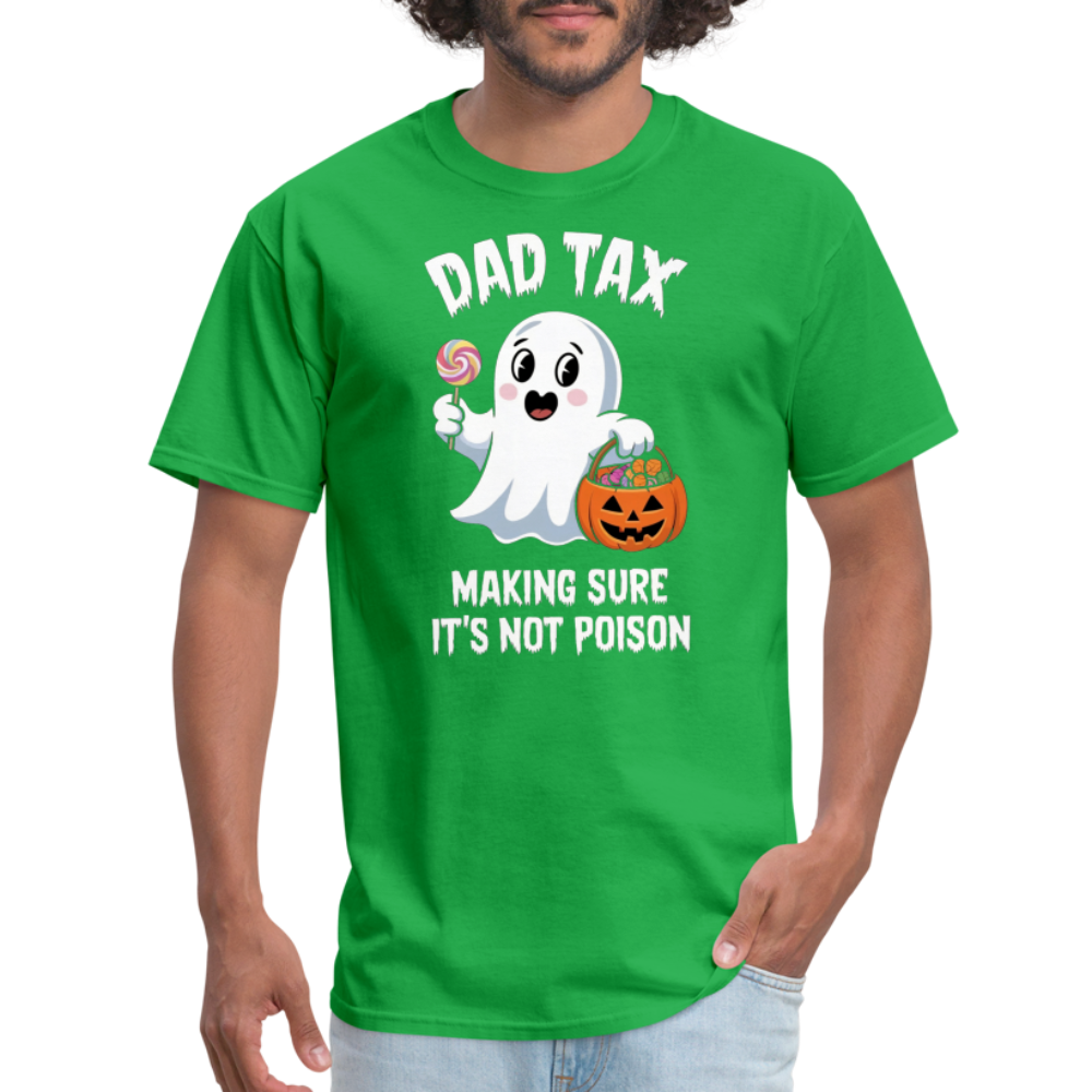 Dad Tax (Halloween) T-Shirt - bright green