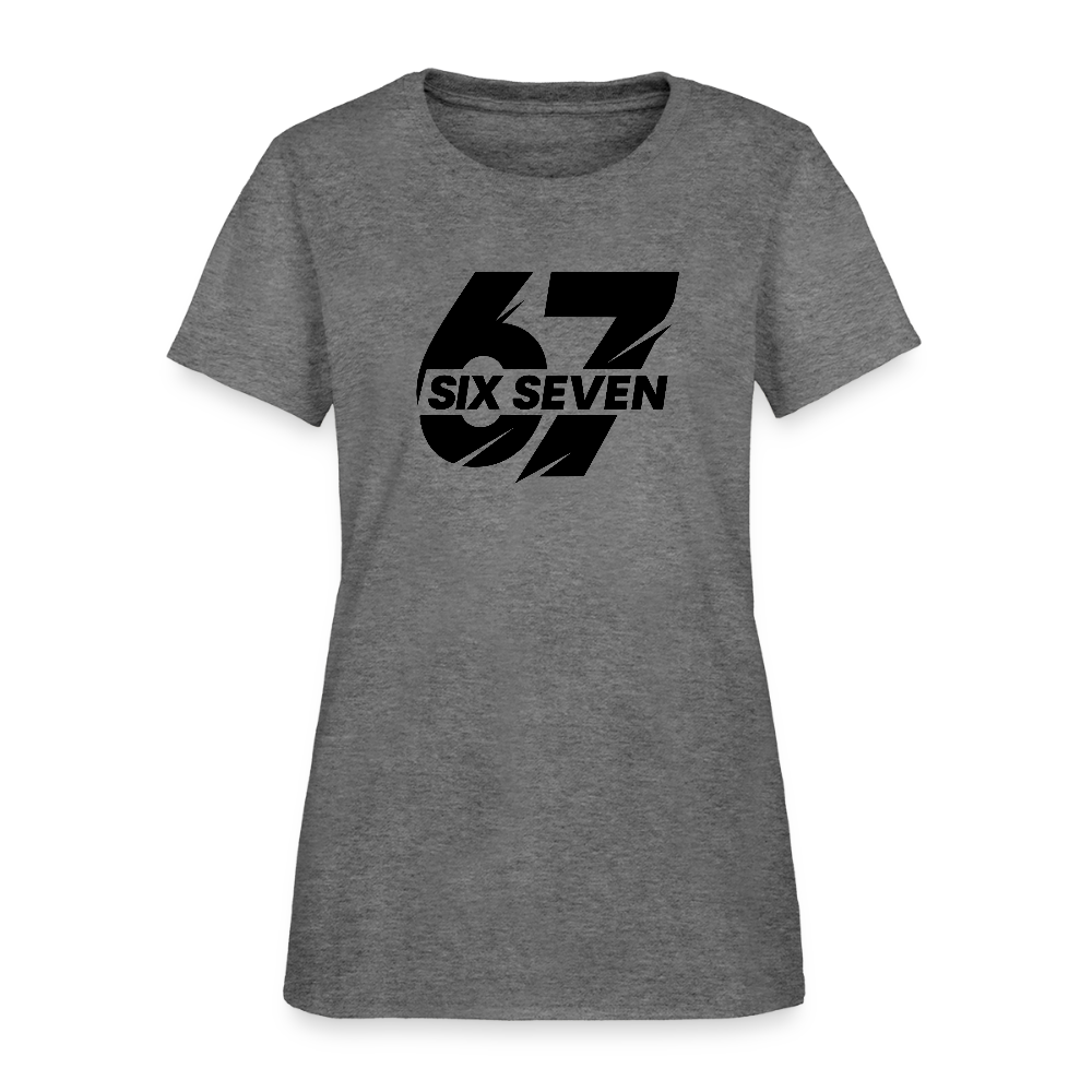 Six Seven 67 Women's T-Shirt - graphite heather