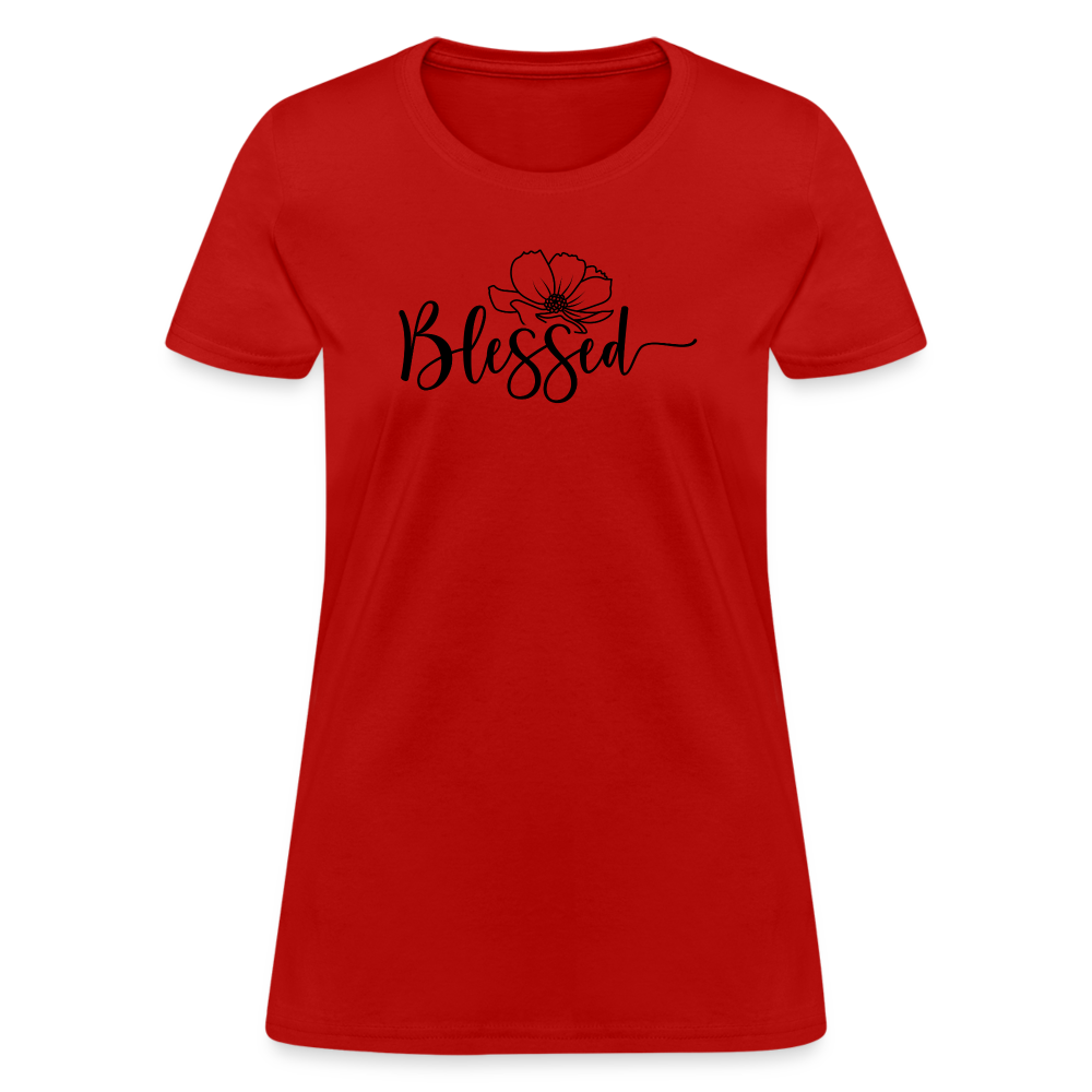 Blessed Women's T-Shirt - red