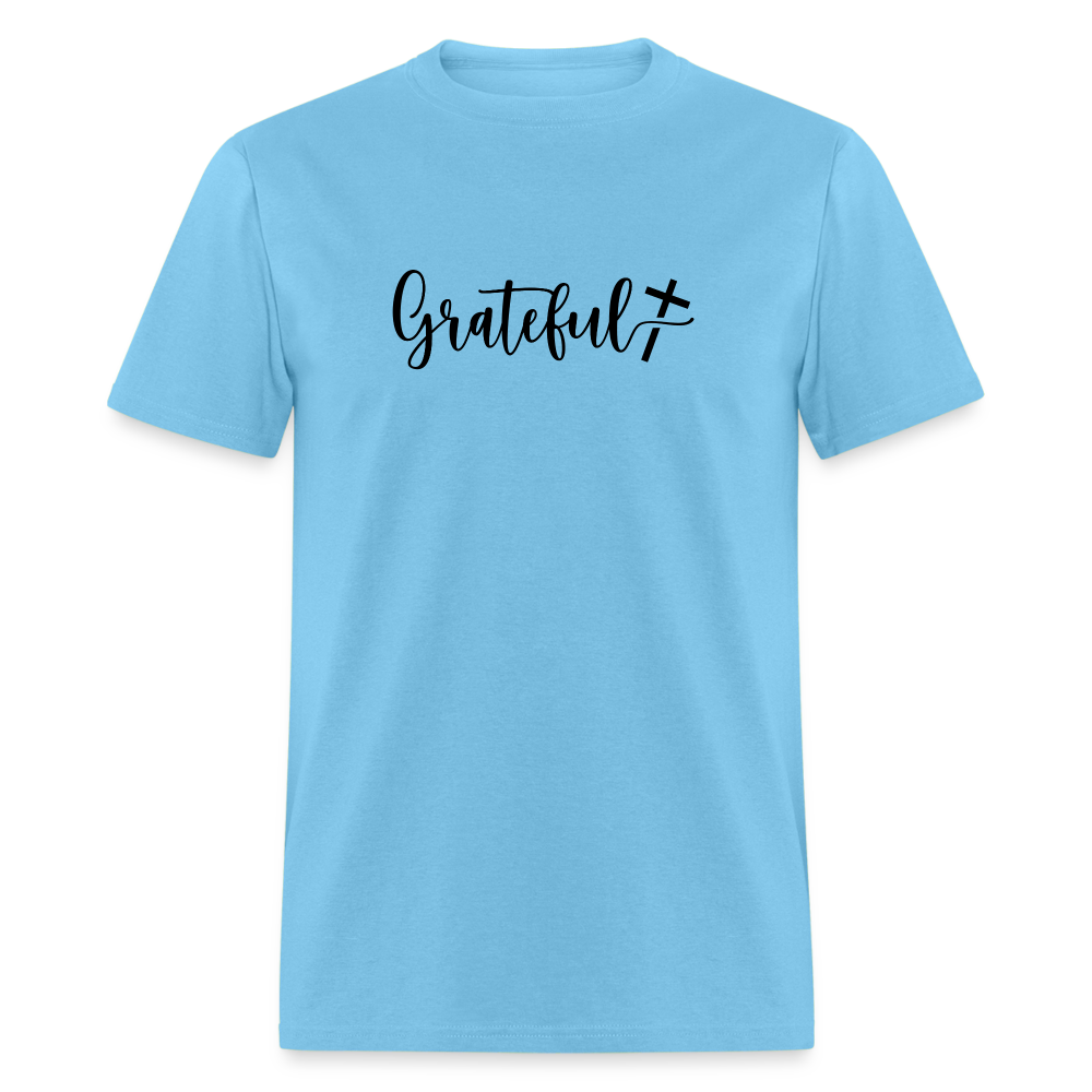 Grateful T-Shirt - aquatic blue