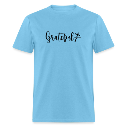 Grateful T-Shirt - aquatic blue