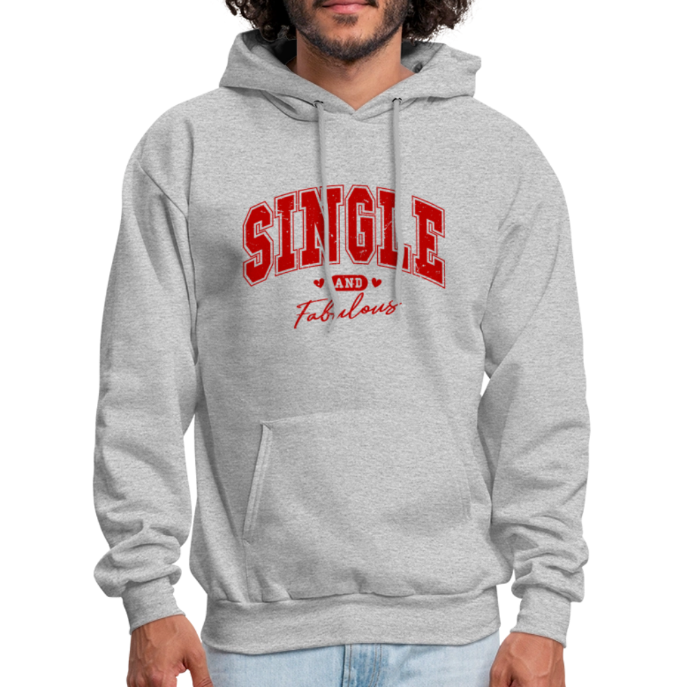 Single and Fabulous Hoodie - heather gray