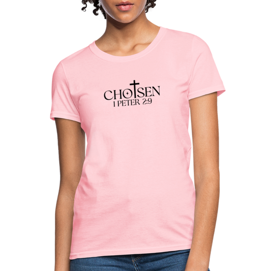 Chosen 1 Peter 2:9 Women's T-Shirt - pink