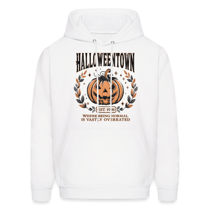 Halloweentown Hoodie (Where Normal is Overrated) - white