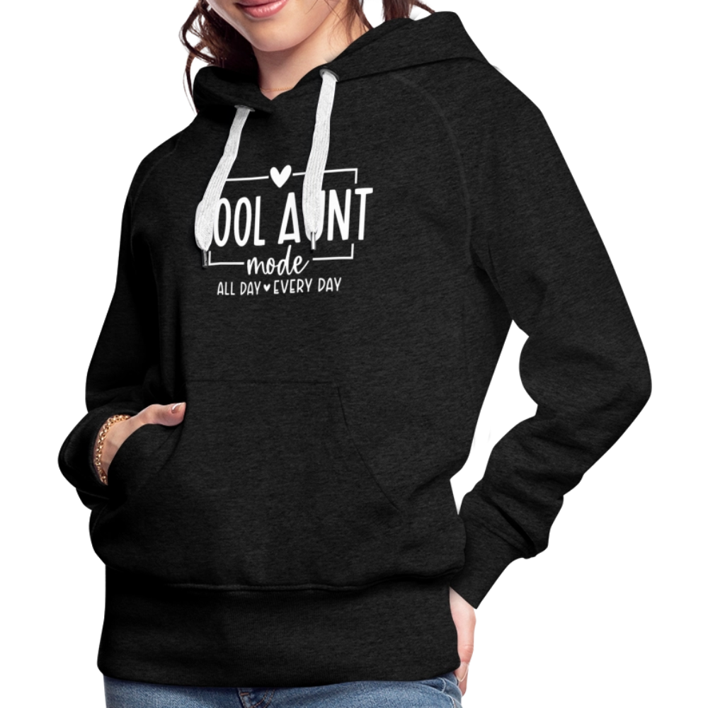 Cool Aunt Mode Women’s Premium Hoodie - charcoal grey