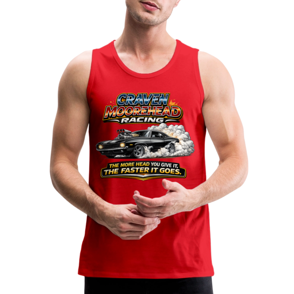 Craven Moorehead Racing Tank Top Color: White