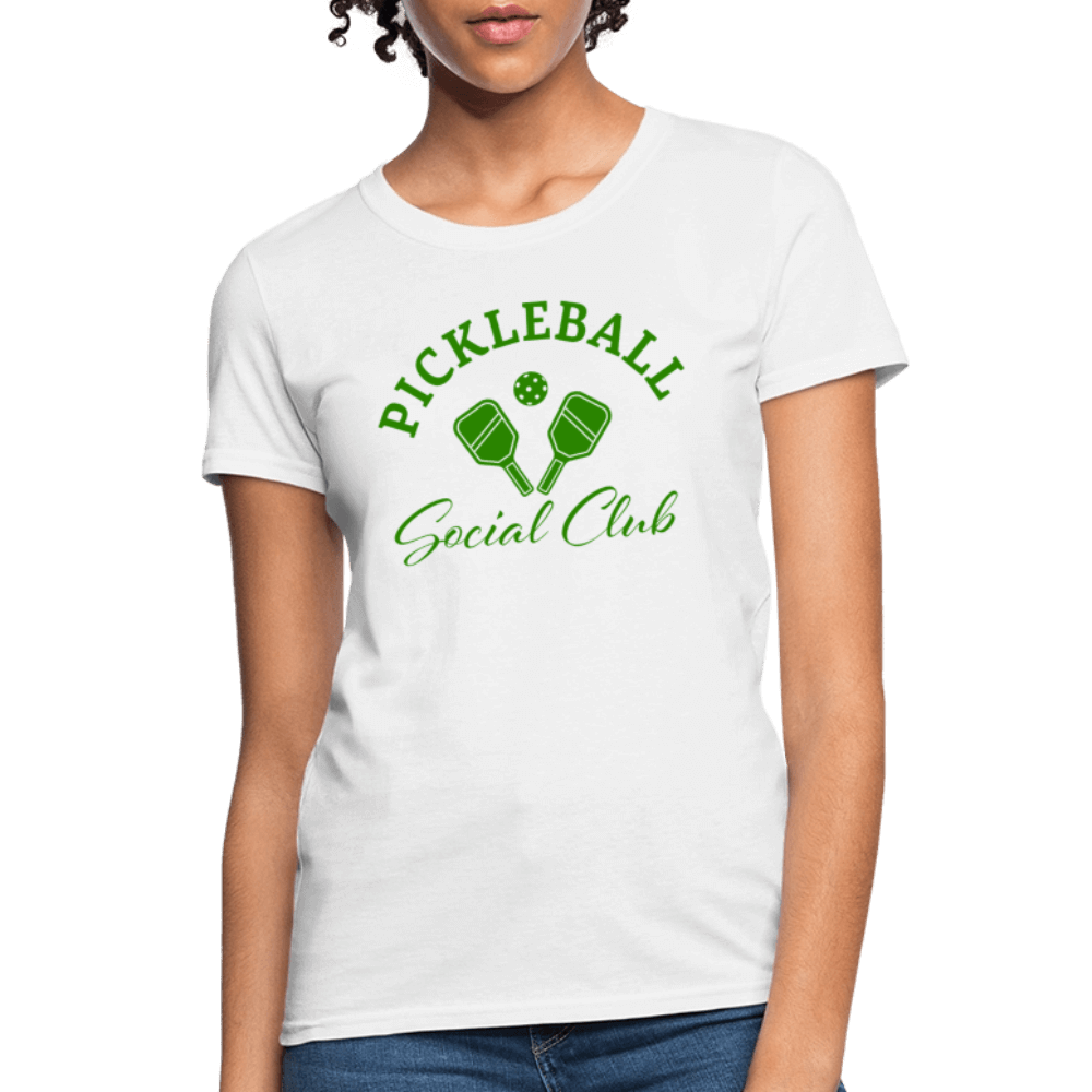 Pickleball Social Club Women's T-Shirt - white