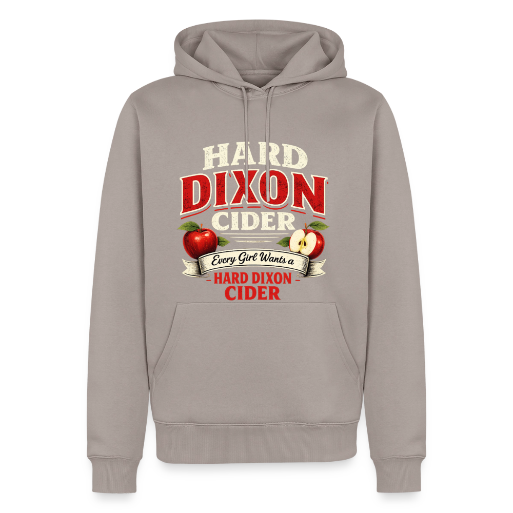 Hard Dixon Cider Funny Men’s Premium Hoodie - taupe