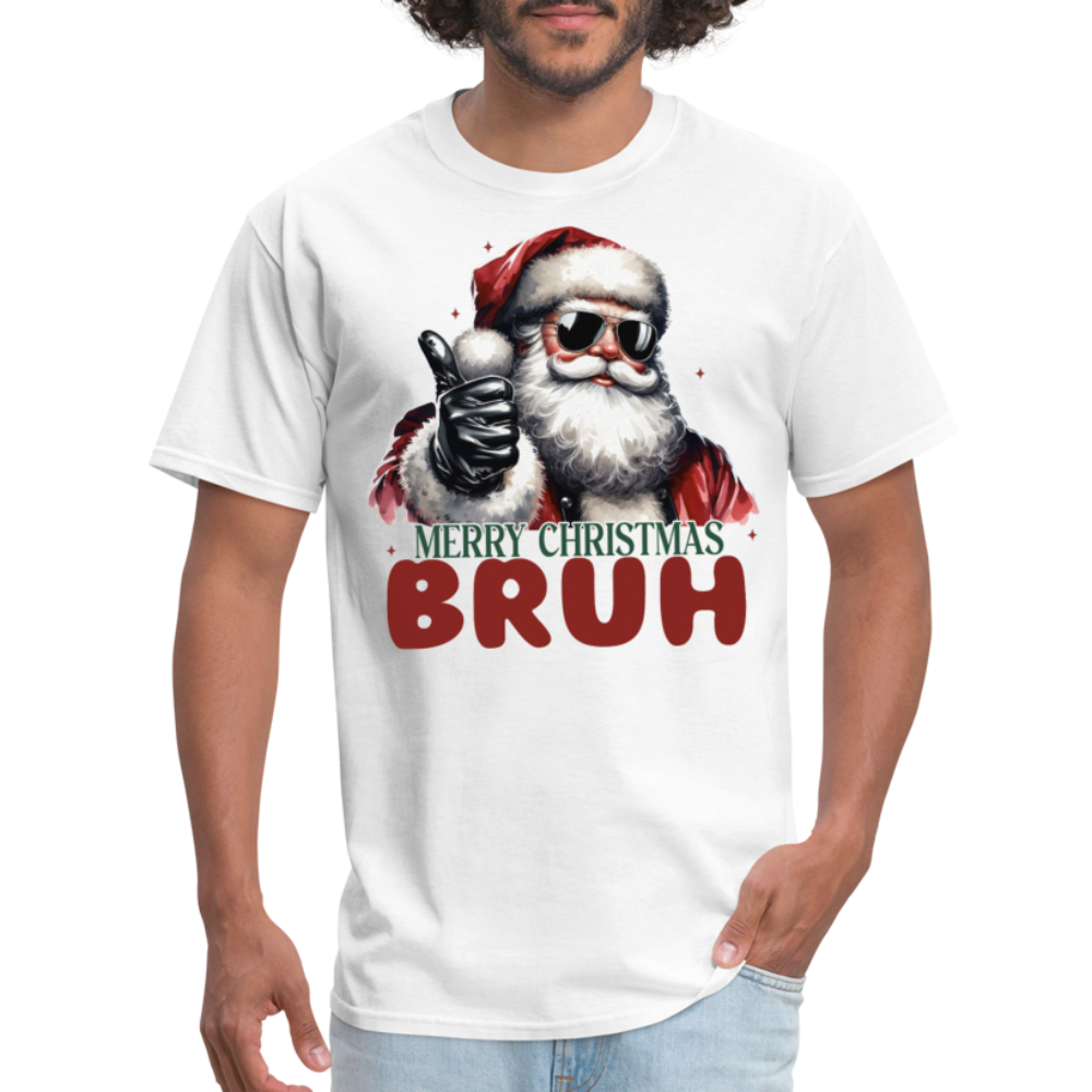 Merry Christmas Bruh T-Shirt - white