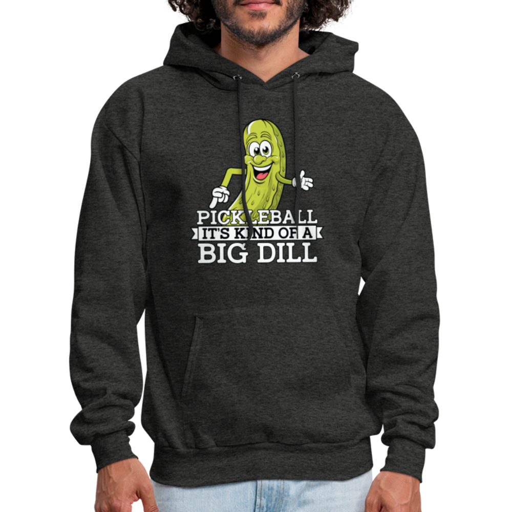 Pickleball It's Kind Of A Big Dill Hoodie - charcoal grey