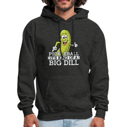 Pickleball It's Kind Of A Big Dill Hoodie - charcoal grey